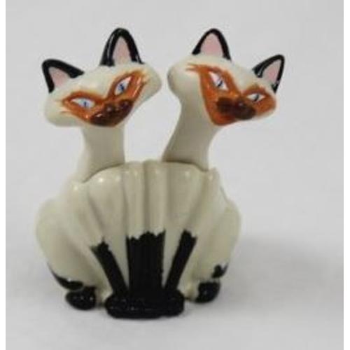Figurine Les Chats Siamois-Belle Et Le Clochard