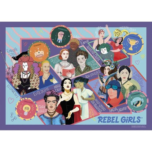 Puzzle Pièces Xxl - Rebel Girls - Puzzle 100 Pièces
