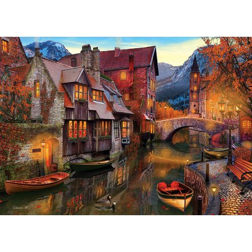 Canal Boats - Puzzle 2000 Pièces