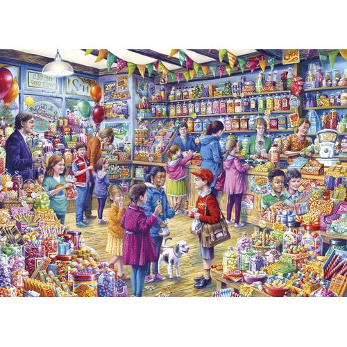Puzzle Pièces Xxl - The Old Sweet Shop - Puzzle 500 Pièces