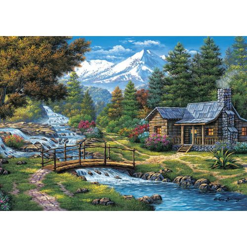Two Small Waterfalls - Puzzle 2000 Pièces