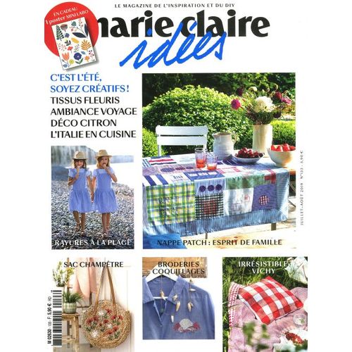 Marie Claire Idees 133 En Cadeau 1 Poster Mini Labo