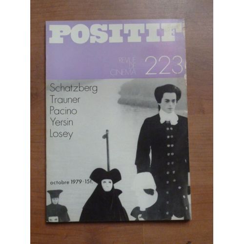 Positif N°223 De Octobre 1979 - Schatzberg - Trauner - Pacino - Yersin - Losey