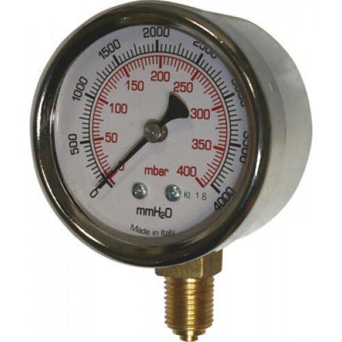 Manomètre à capsule radial 0/60 mb Ø 63 8/13 DISTRILABO