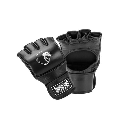 Super Pro Combat Gear Slugger Mma Gants Cuir Noir/Blanc