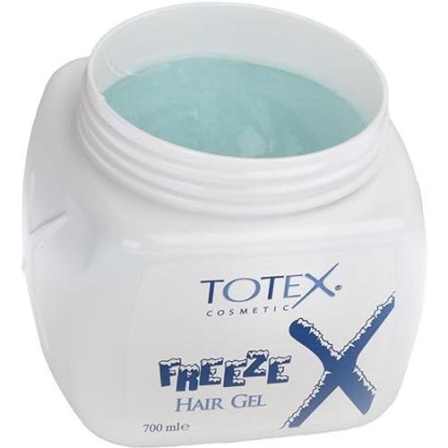 Totex Gel Coiffant | Extreme Ultra Freeze Hair Control | Pour Homme Et Femme 700 Ml 