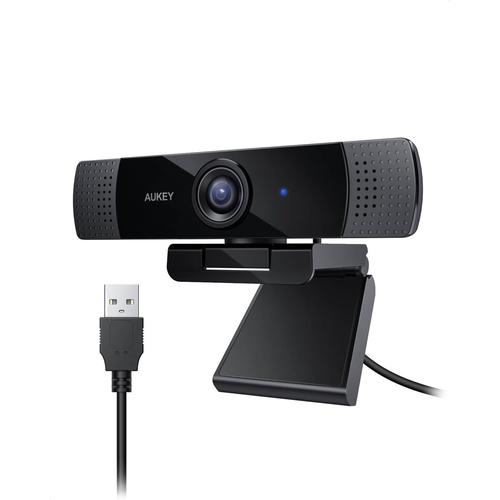 Aukey Stream Series 1080p Dual-Mic Webcam black