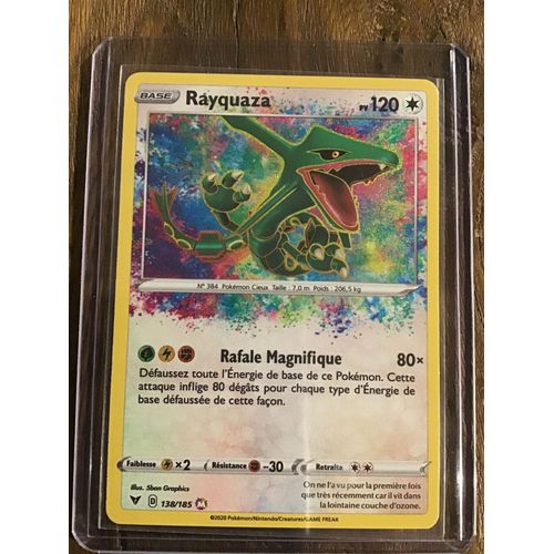 Rayquaza Amazing 138/185 Série Épée Et Bouclier Voltage Éclatant