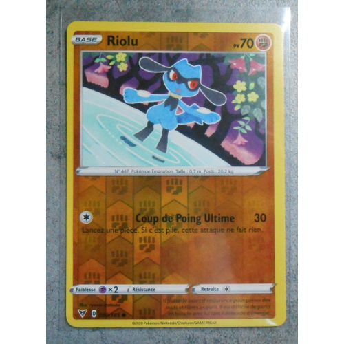 Riolu Reverse 90/185 - Eb4 - Voltage Eclatant - Vf