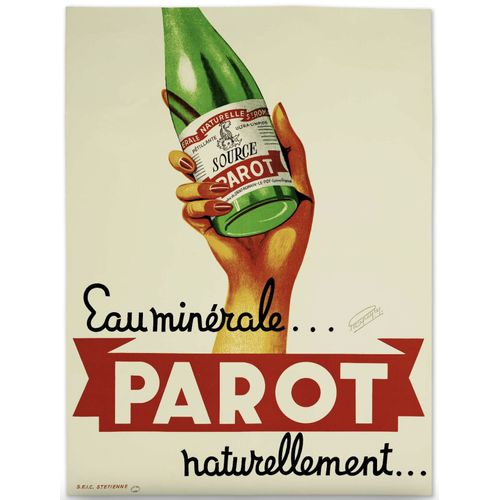 Affiche Eau Minérale Parot