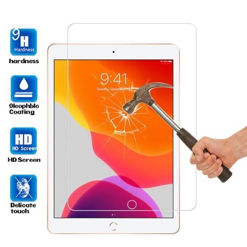(1 Pièces) Pour Ipad 10.2 Protecteur D'écran - Ipad 7th Gen Protecteur D'écran Hd Transparent Verre Trempé Protection Film