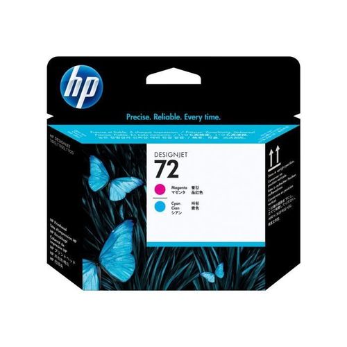 HP 72 Cyan, magenta tête d'impression pour DesignJet SD Pro MFP, T1100, T1120, T1200, T1300, T2300, T610, T620, T770, T790, T795