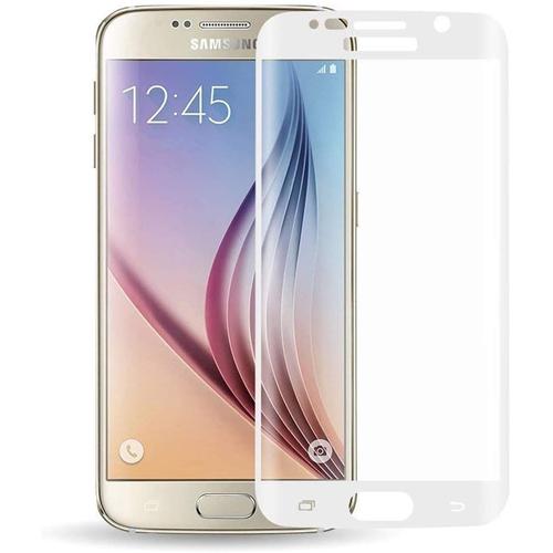 Lot De 2 Samsung Galaxy S6 Edge Plus Protection D'écran En Verre Trempé - Couverture Complète Écran Protecteur Transparent Samsung Galaxy S6 Edge Plus (Blanc)