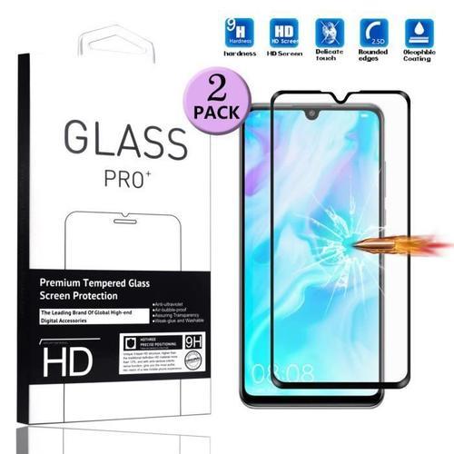 [2 Pièces] Pour Huawei P30 Lite Verre Trempé Couverture Complète Ecran Film Protecteur Pour Huawei P30 Lite 6.15"" 2019