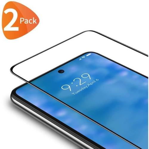 [4 Pièces] Verre Trempé Xiaomi Redmi Note 9 Pro/Note 9s, [Couverture Complète] Film Protection Écran En Verre Trempé -Noir