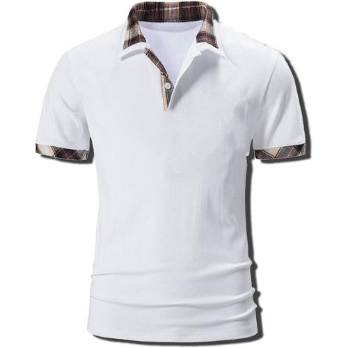 Polo Homme De Sport Tennis Manche Courte Fit Grande Vêtements Masculin Wx84a