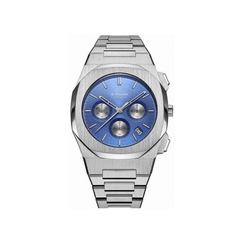 Montre D1 Milano Chronograph Quartz - Cadran Argenté - 41,5 Mm - Chbj02