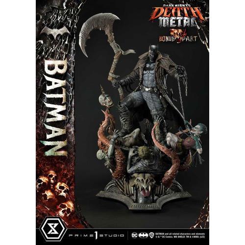 Dark Knights: Metal Statuette 1/3 Death Metal Batman Deluxe Bonus Ver