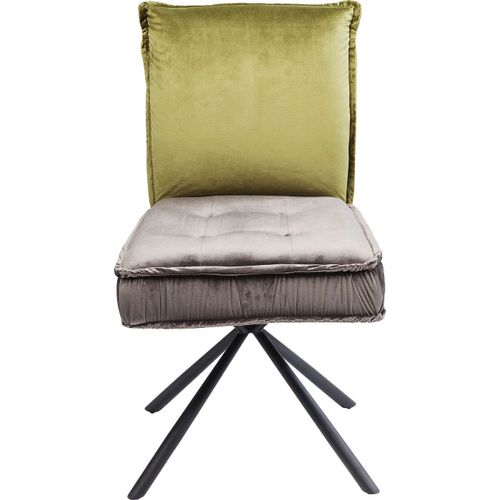Chaise Chelsea Verte Et Grise Kare Design