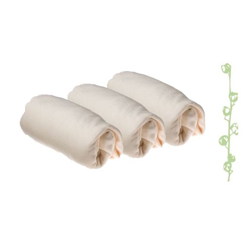 Lot De 3 Housses Pour Matelas À Langer En Coton Bio Couleur - Ecru