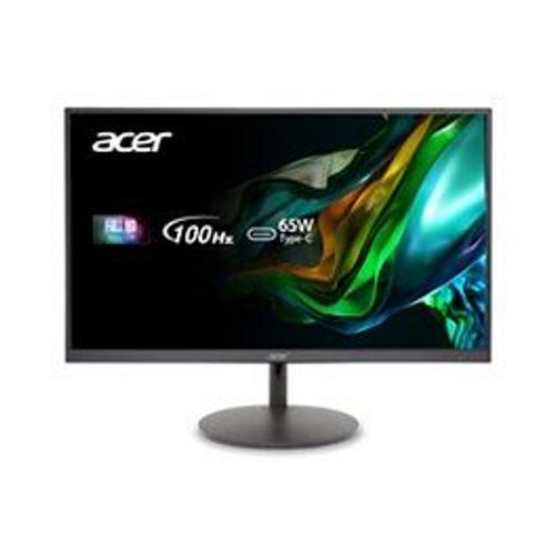 Acer SH272U Ebmiphux - SH2 Series - écran LED - 27" - 2560 x 1440 WQHD @ 100 Hz - IPS - 250 cd/m² - 1000:1 - 1 ms - HDMI, DisplayPort, USB-C - haut-parleurs - noir