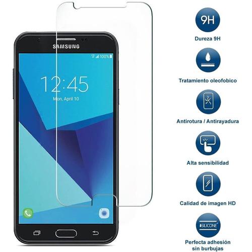 Pack De 2 Verre Trempé Samsung Galaxy J7 2017 J720, Film De Protection Écran Premium Anti Chocs Et Casse, Anti Empreintes, Bords Arrondis,Dureté Max 9h, Haute Définition