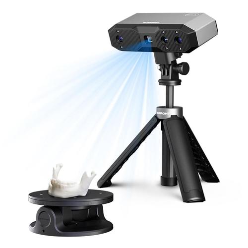 Revopoint MINI 2 Scanner 3D édition avancée, précision 0,02 mm, résolution 2 MP, distance de travail 120-250 mm, suivi de mouvement IMU, pour soins dentaires/petits objets