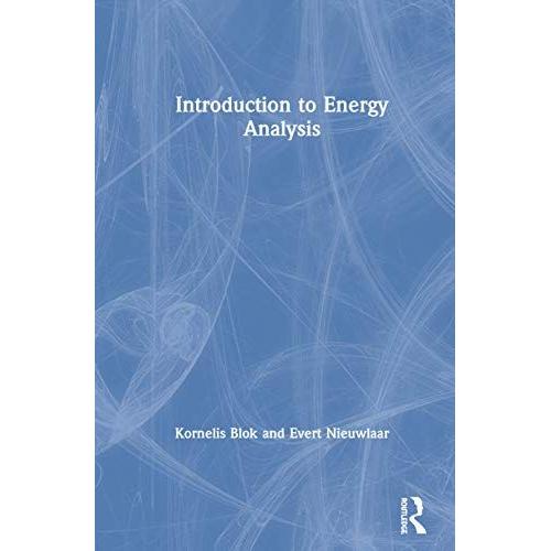 Introduction To Energy Analysis