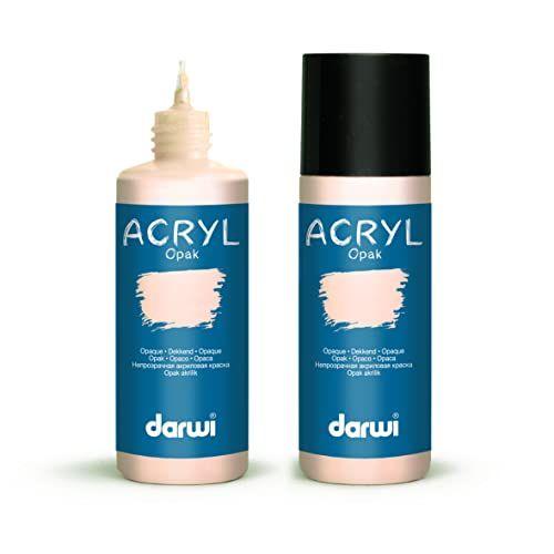 Peinture Acrylique - Rose Beige - Tous Supports - Opaque - Indélébile - Darwi - 80ml