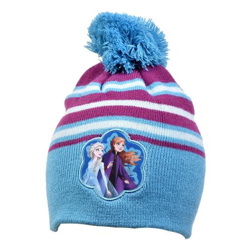 Bonnet Fantaisie Licence Ultra Doux Pour Fille 2022-0797 Reine Des Neiges Bleu