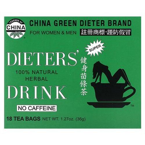 Uncle Lee's Tea Boisson À Base De Plantes 100 % Naturelle De Dieters, Sans Caféine, 18 Sachets De Thé, 36 G