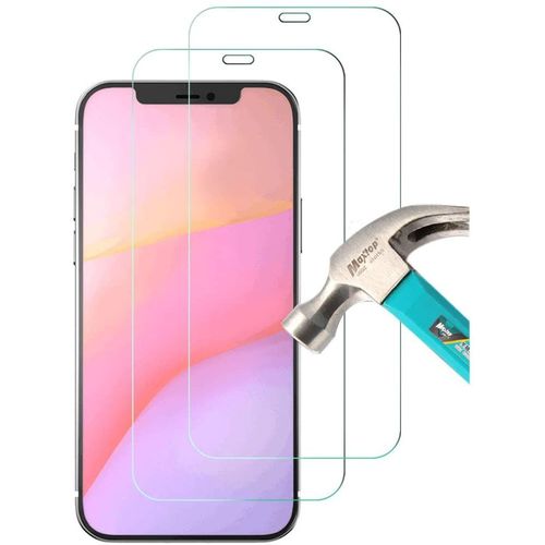 2 Pièces, Verre Trempé Avec Iphone 12 Pro Max (6.7""), Iphone 12 Pro Max Film Protection Écran, Anti Scratch, Dureté 9h, Facile À Installer