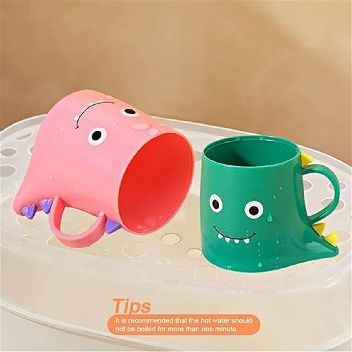 Support de en PP, 2 Tasses en Forme de Mignon, Tasse de Bros... - 5