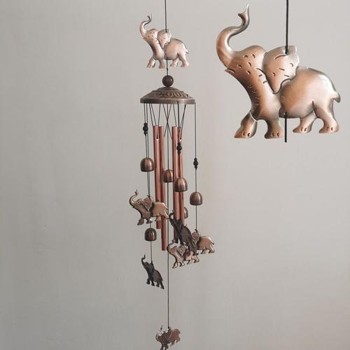 Carillons Éoliens En Cuivre Éléphant Pour L'extérieur, Cadeaux Pour Tous Les Mamans/Grand-Mère/Enseignant/Papa, Cadeau D'anniversaire Pour Mère, Cadeaux De Jardinage, Carillons Éoliens À L'extérieur, Parfaits Pour Le Jardin