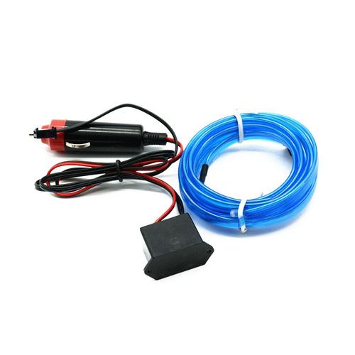 Bande Lumineuse Led Rouge De 5 Mètres, Lumière De Voiture, Divertissement Automatique, Lumière De Voiture, Décoration Intérieure, Atmosphère, Accessoires De Voiture