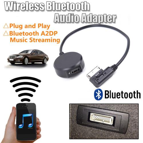 Adaptateur récepteur de musique sans fil Bluetooth, câble USB Aux Audio, adaptateur de musique MMI pour Mercedes Benz