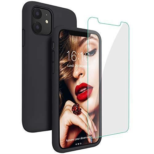 Coque Pour Iphone 11 Coque Silicone Noir