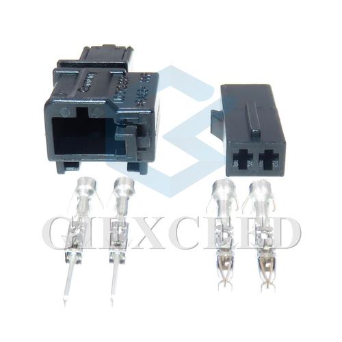 Connecteur de fil électrique, 2 jeux de 2 broches, série 1.5, pour VW Audi, prise mâle et femelle pour éclairage de coffre d'automobile