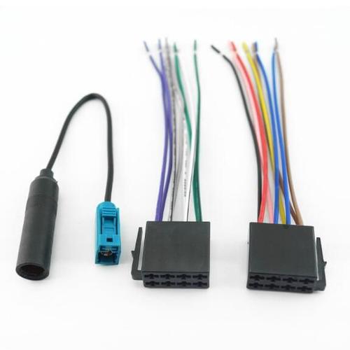 Câble Adaptateur D'antenne Radio, Klaxon, Fil Audio, Cordon D'alimentation, Accessoire De Voiture Pour Volkswagen Audi Peugeot