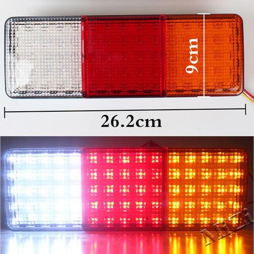 Feu Arrière Lumineux À 75 Led Pour Voiture, Clignotant Arrière Pour Camion, Remorque, Camping-Car, Arrêt De Bateau, Indicateur De Direction Arrière