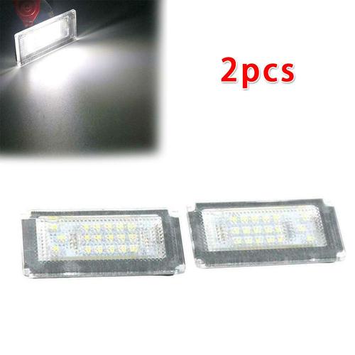 Lumière De Plaque D'immatriculation À 18 Led 6000k, Ampoule Blanche Pour Mini Cooper S R50 R52 04-08 R53 01-06, 2 Pièces