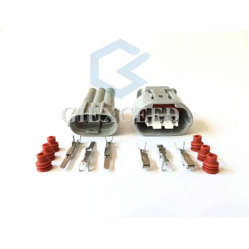 Connecteur Électrique De Phare Toyota Lexus | 2 Jeux De 3 Broches 6188-0282 6189 Connecteur D'alternateur Femelle Mâle, Prise De Phare Pour Toyota Lexus