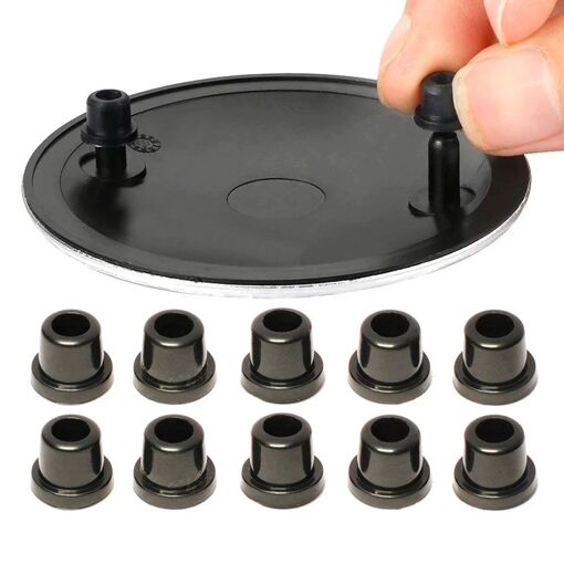 10pcs Abs Logo De Capot Coffre Embl�me Fixation Oeillet Pour... - 3