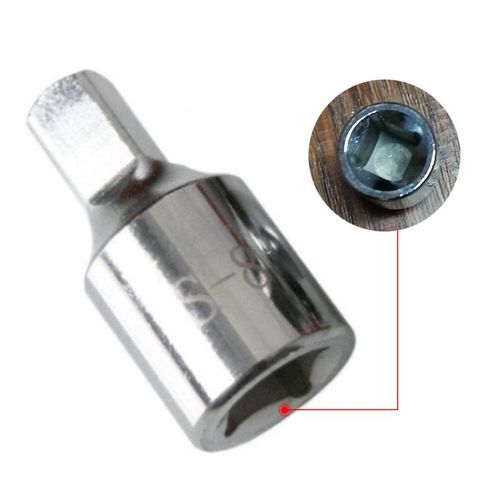 Bouchon De Vidange D'huile Carré De 8mm, Outils Clés, Dissolvant En Acier Au Chrome Vanadium Adapté Aux Produits De Voiture Renault Citroen Peugeot Argent