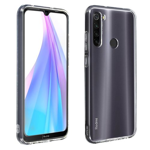 Coque Redmi Note 8t Souple Et Film Verre Trempé Dureté 9h