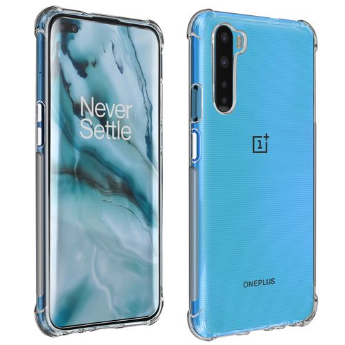 Pack Protection Oneplus Nord Coque Souple + Verre Trempé Transparent