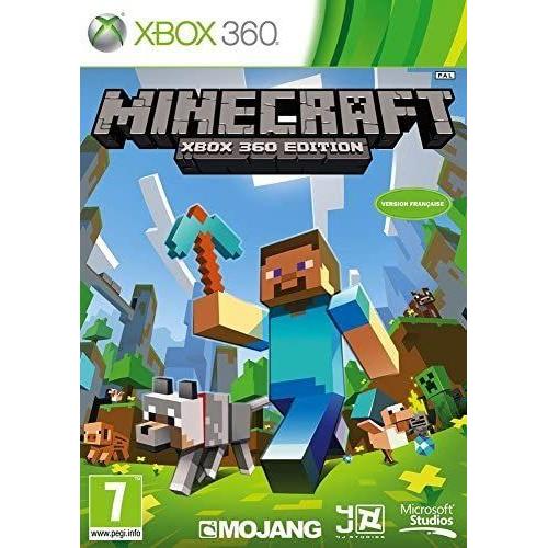 Lot - Minecraft - Version Française - Pour Microsoft Xbox 360 - Xbox360 + 1 Jeu Pc Neuf (Voir Photos)