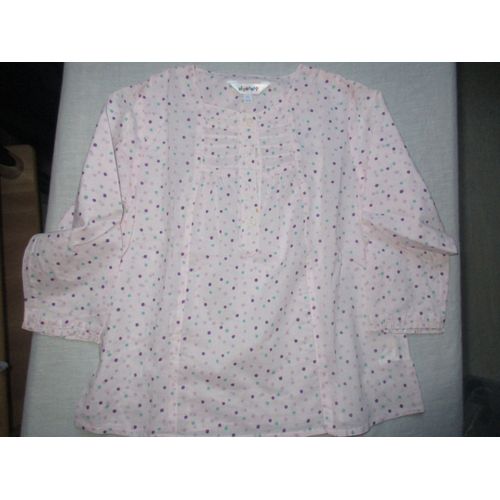 Blouse Rose À Pois, 4 Ans