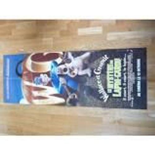 Wallace Et Gromit Le Mystère Du Lapin Garou - Nick Park - Steve Box - Peter Sallis - Ralph Fiennes - 2005 - Affiche De Cinéma Pliée 160x60 Cm