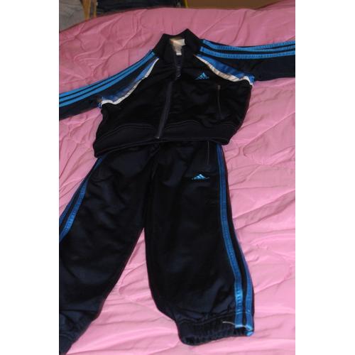 Jogging Enfant Garçon Adidas Composé Veste Et Pantalon Taille 9-10 Ans